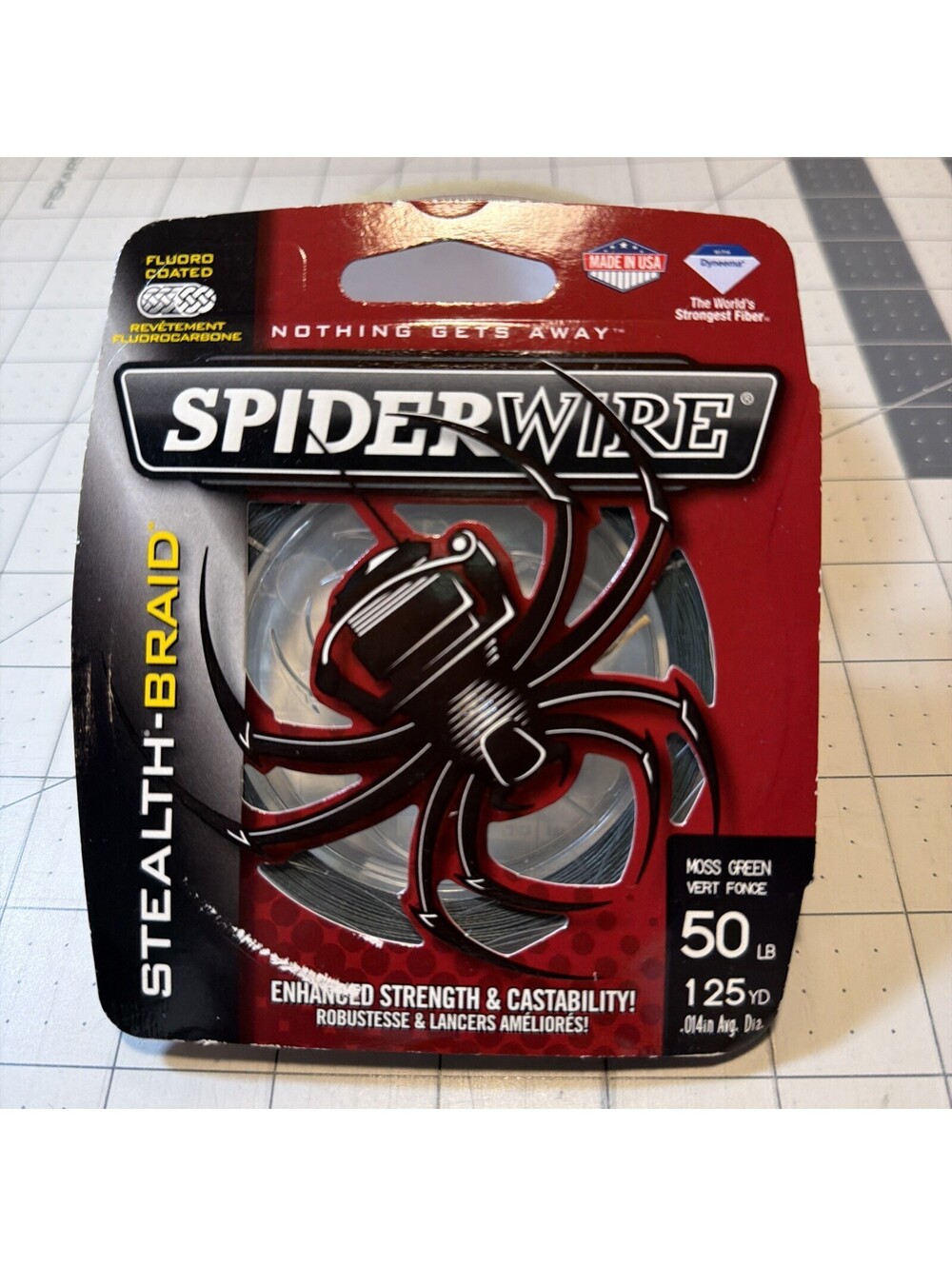 Spiderwire Stealth Enhanced Braided Line 50 Ib. Test 125 YDS